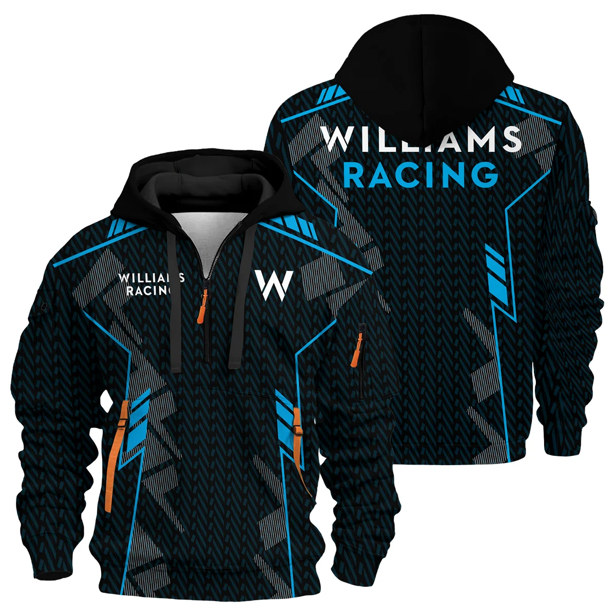 Williams F1 Teamwear Hoodie Half Zip BLVA5326A1WILHDF