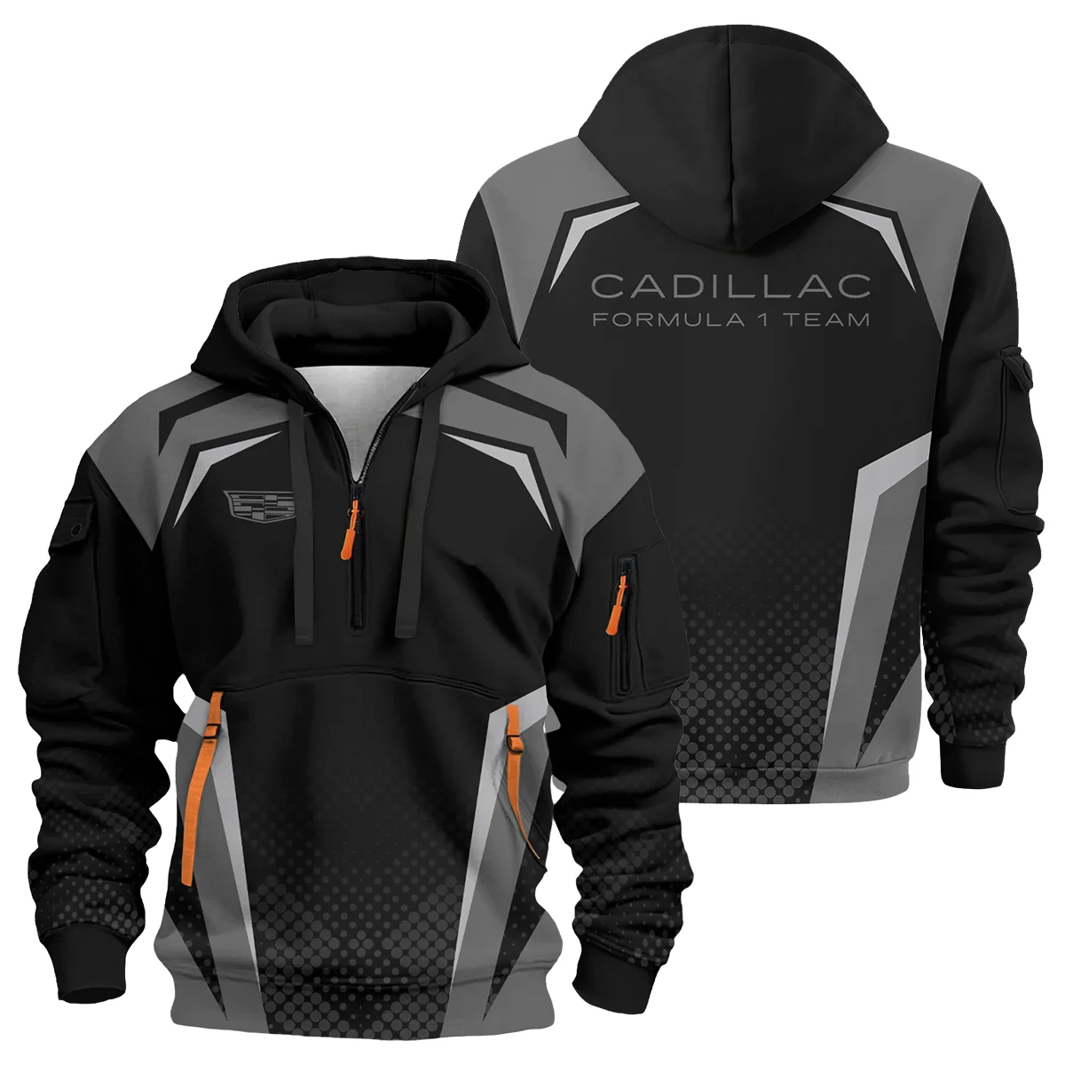 Cadillac F1 Teamwear Hoodie Half Zip BLVA5326A3CDLHDF