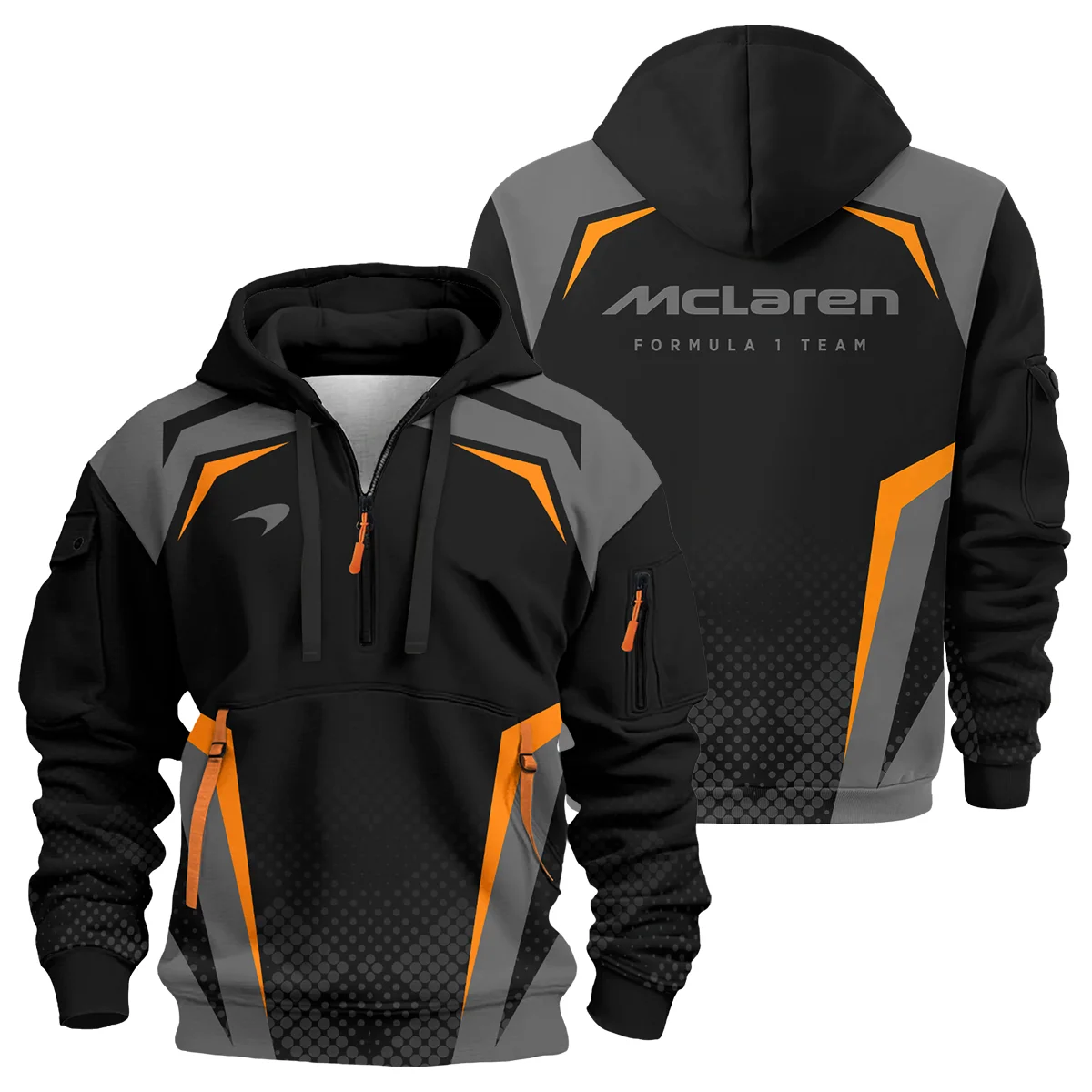 McLaren F1 Teamwear Hoodie Half Zip BLVA5326A3MCLHDF