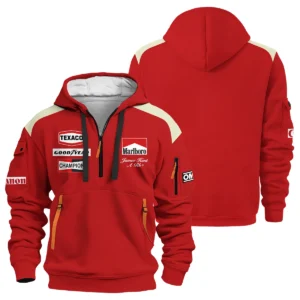 1976 James Hunt Racing Suit Limited Edition Hoodie Half Zipper BLVAJHR130825A3HDF