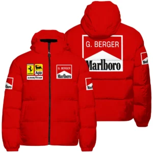 1988 Gerhard Berger Racing Suit Ferrari F1 Down & Puffer Jackets BLGB261025A1HCJ - Race Day Outfit