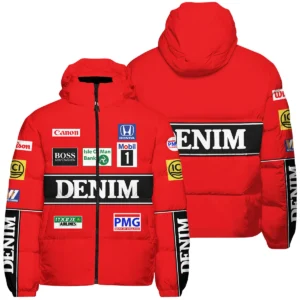 1986 Nigel Mansell Racing Suit Williams F1 Down & Puffer Jackets BLNM29725A4HCJ - F1 Fan Gear