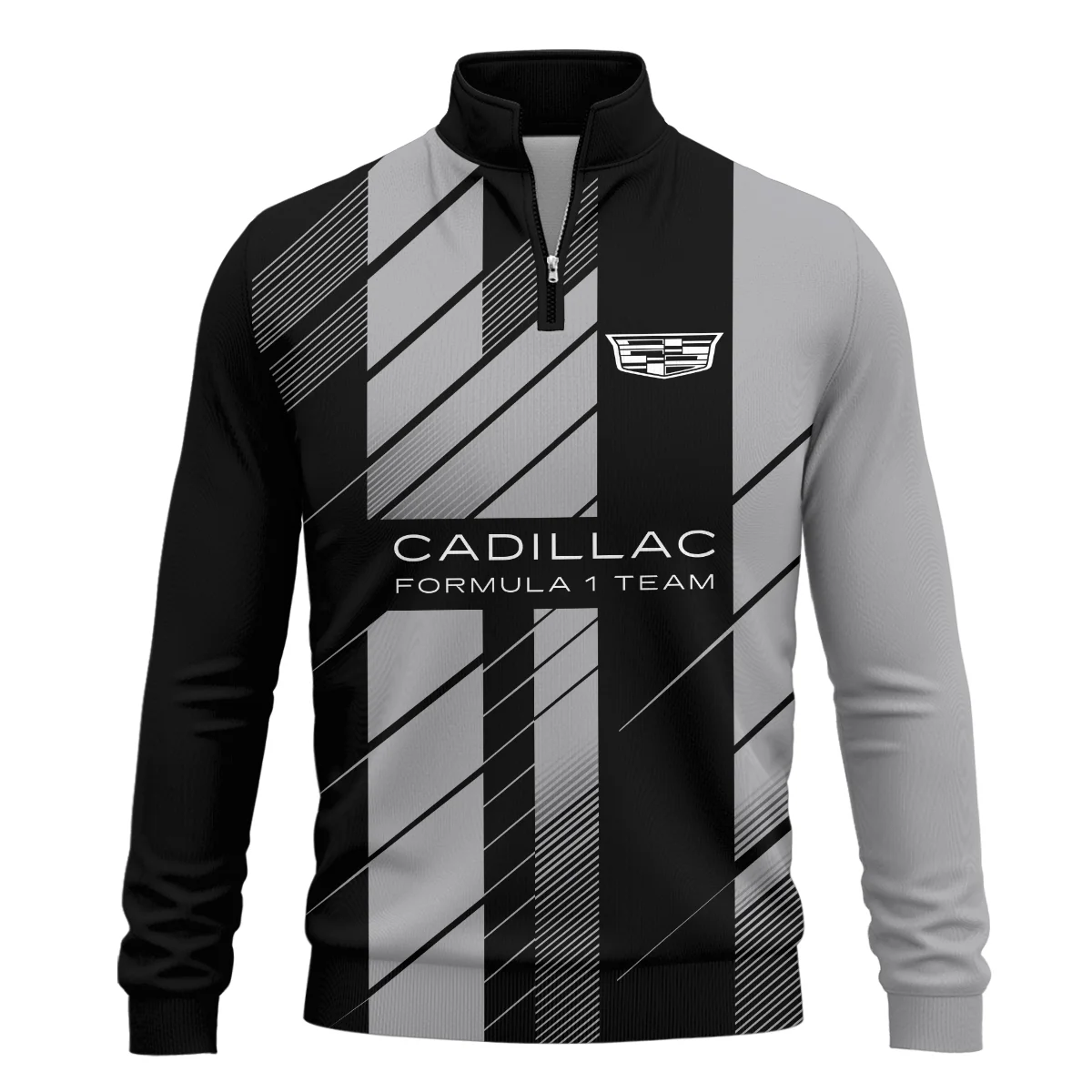 Cadillac F1 Teamwear Quarter Zip Sweatshirt BLVA5326A2CADQZS - Image 2
