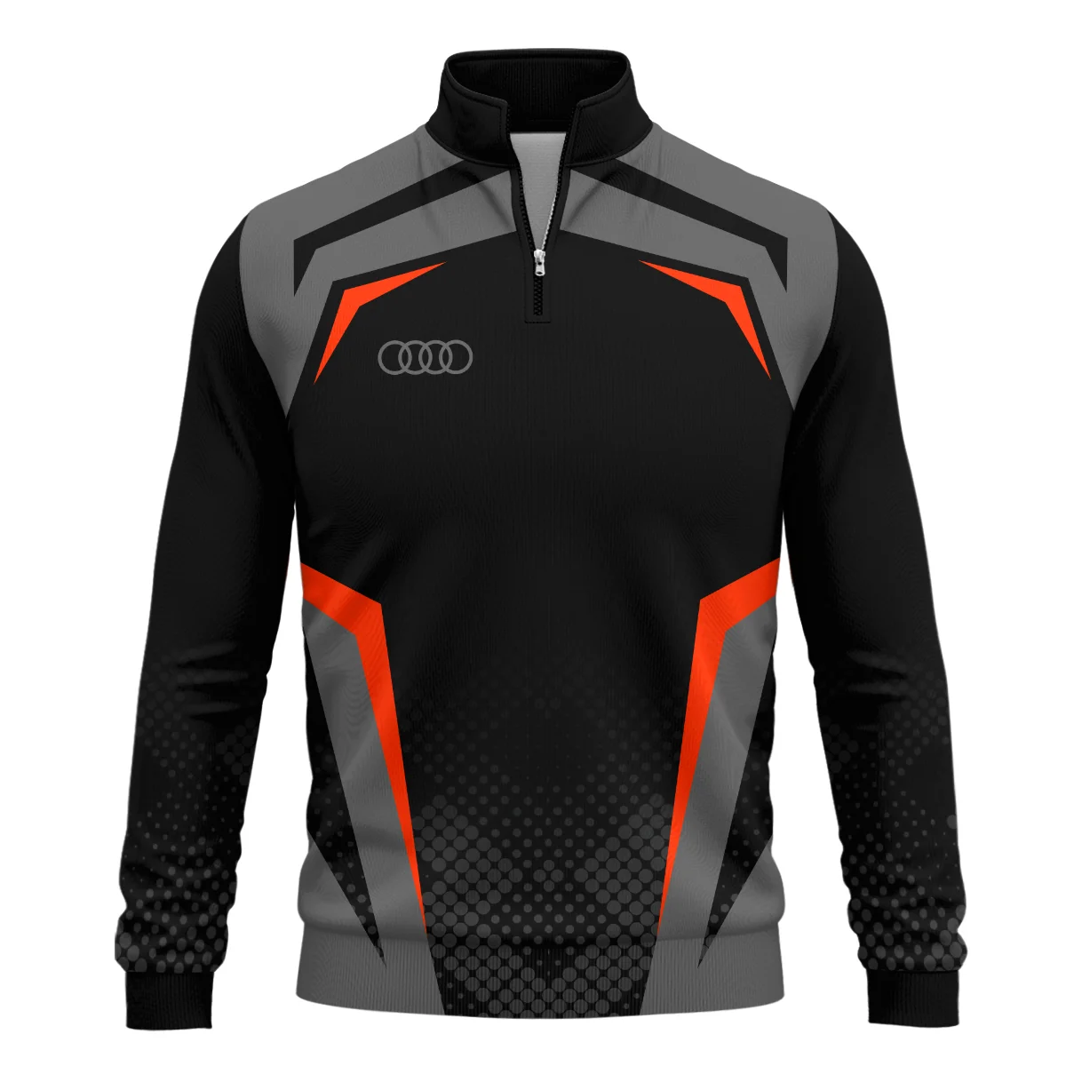 Audi F1 Teamwear Quarter Zip Sweatshirt BLVA5326A3AUDIQZS - Image 2