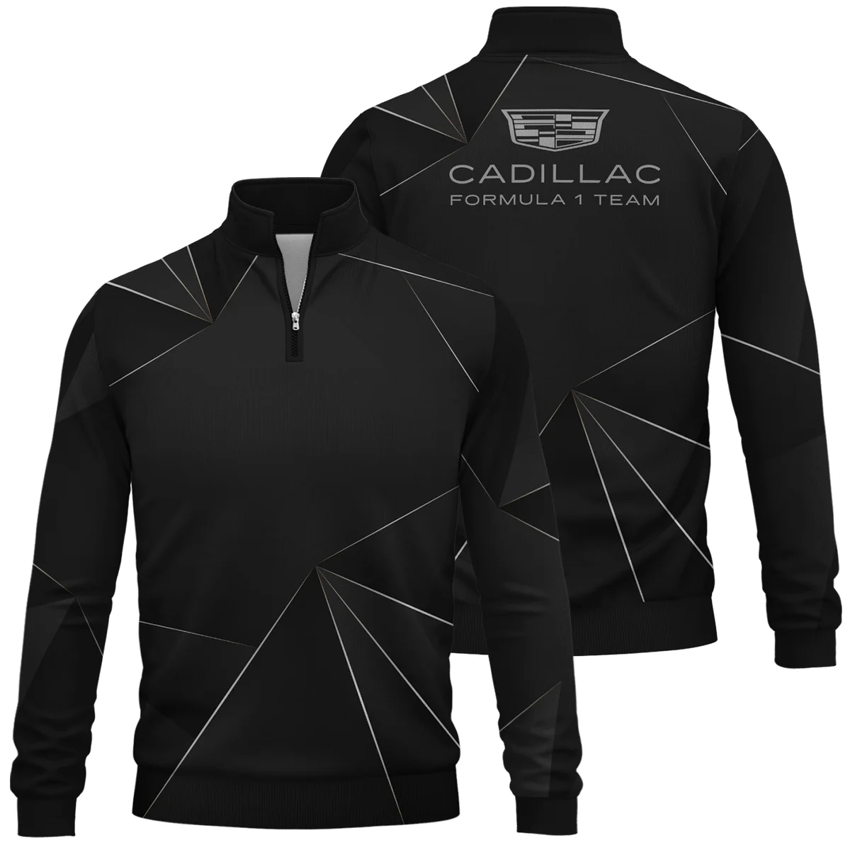 Cadillac F1 Teamwear Quarter Zip Sweatshirt BL8326A1CDLQZS