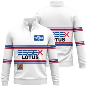 1980 Nigel Mansell Racing Suit Lotus F1 Quarter-Zip Sweatshirt BLNM29725A2QZS