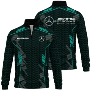 Mercedes F1 Teamwear Quarter Zip Sweatshirt BLVA5326A1MERQZS
