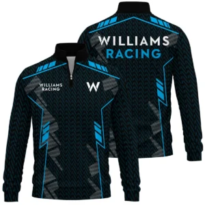 Williams F1 Teamwear Quarter Zip Sweatshirt BLVA5326A1WILQZS