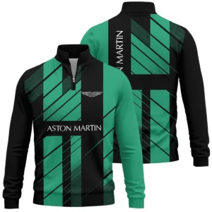 Aston Martin F1 Teamwear Quarter Zip Sweatshirt BLVA5326A2AMQZS