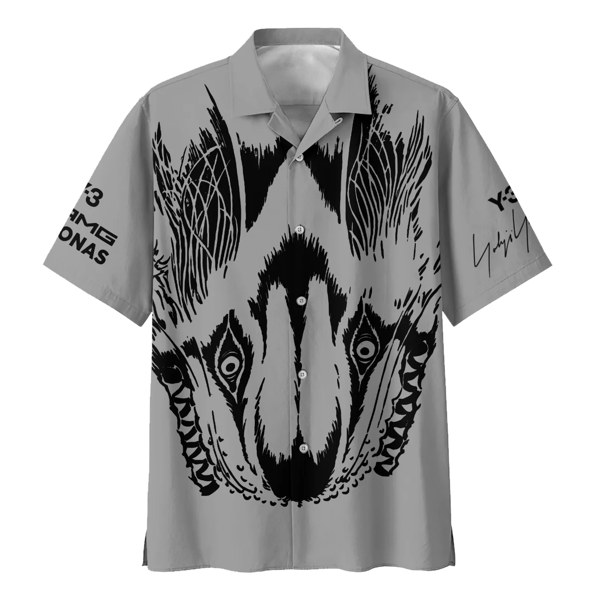 2026 Y-3 x Mercedes F1 - Hawaiian Shirt BLMER18326A4HW - Image 2