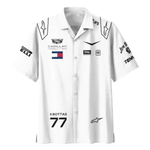 Alternative view of 2026 Valtteri Bottas Cadillac F1 Team Apparel Hawaiian Shirt BLVA9326VB4HW