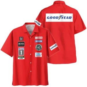 1985 Nigel Mansell Racing Suit Williams F1 Hawaiian Shirt BLNM29725A3HW - F1 Fan Gear