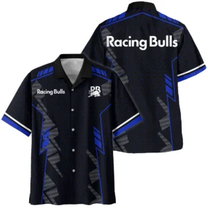 Racing Bulls F1 Teamwear Hawaiian Shirt BLVA5326A1RCBHW - Motorsport Lifestyle Wear
