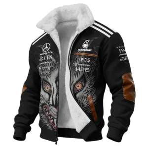 Alternative view of 2026 Japan GP Y-3 x Mercedes F1 - Fleece Jacket BLMER18326A1FJ