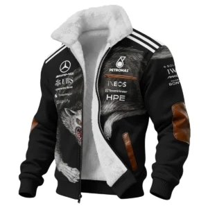 Alternative view of 2026 Mercedes x Y-3 Japan GP F1 - Fleece Jacket BLMER18326A2FJ