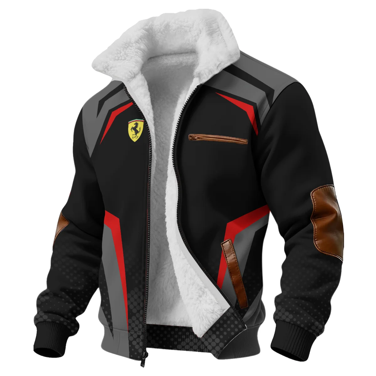 Ferrari F1 Teamwear Fleece Jacket BLVA5326A3FRRFJ - Image 2