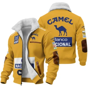 1987 Ayrton Senna Camel Honda F1 Fleece Jacket BL3725A5FJ - F1 Fan Gear