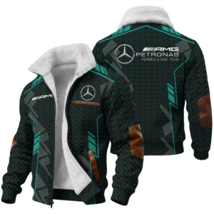 Mercedes F1 Teamwear Fleece Jacket BLVA5326A1MERFJ