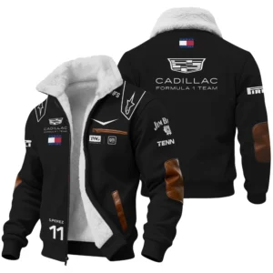 2026 Sergio Perez Cadillac F1 Team Apparel Fleece Jacket BLVA9326SP3FJ