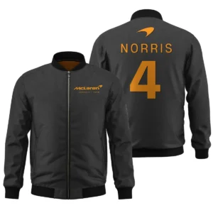 Lando Norris McLaren F1 Logo Bomber BLF1270325A2MCLBB - Motorsport Lifestyle Wear