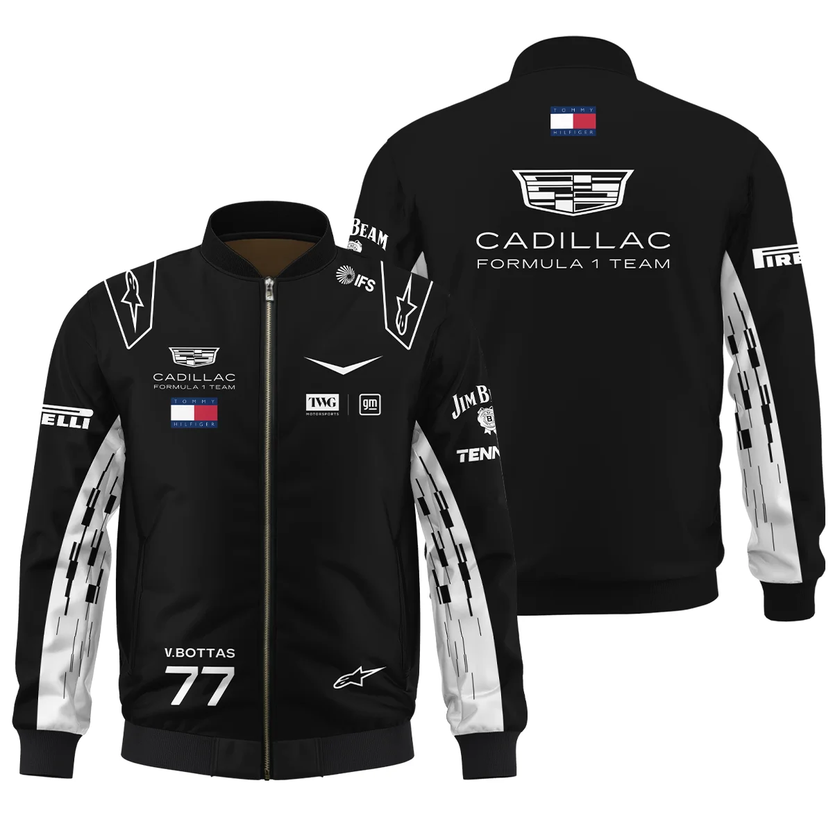 2026 Valtteri Bottas Cadillac F1 Team Apparel Bomber BLVA9326VB3BB