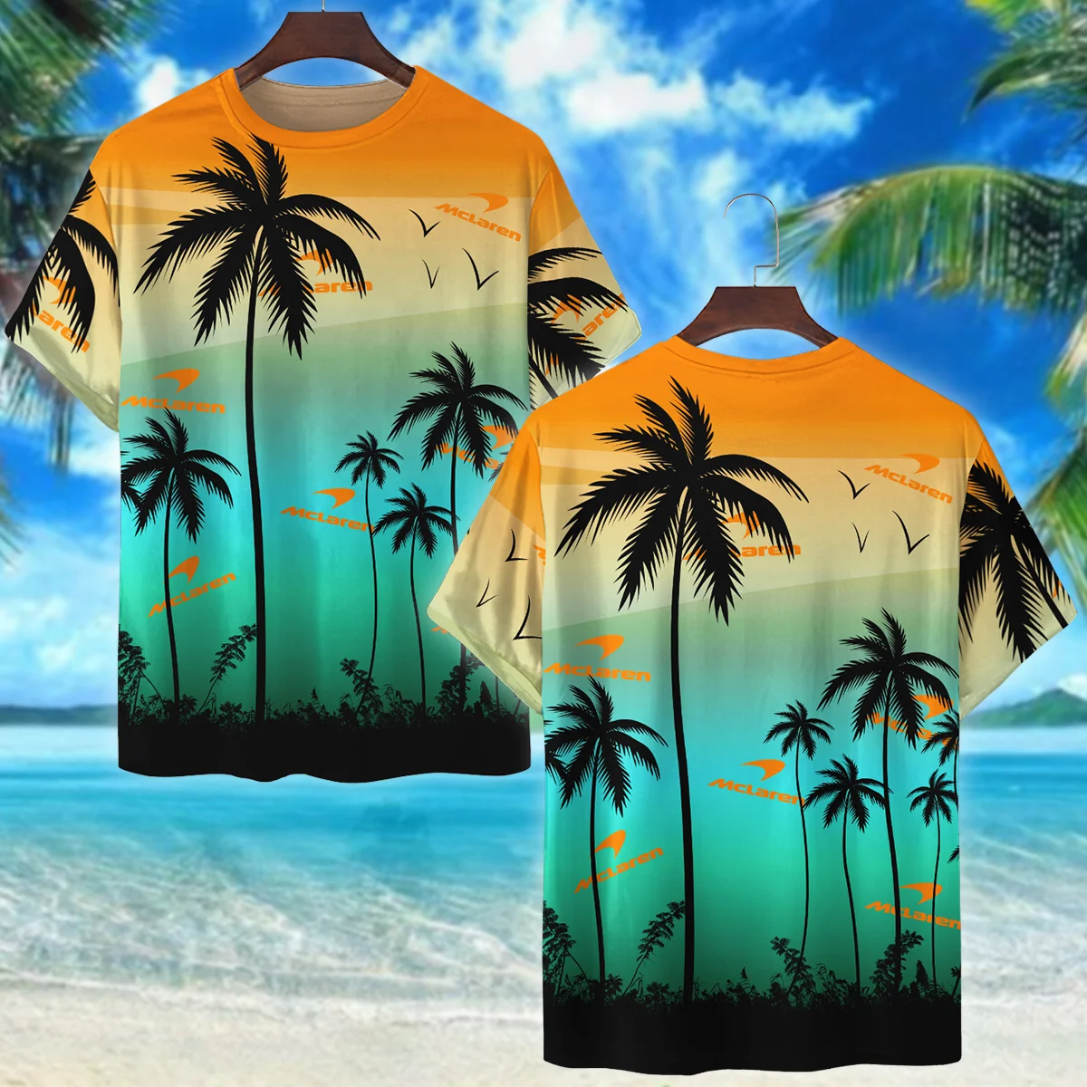 Aloha McLaren F1 T-Shirt BL300475A8TS - Racing Lifestyle Clothing