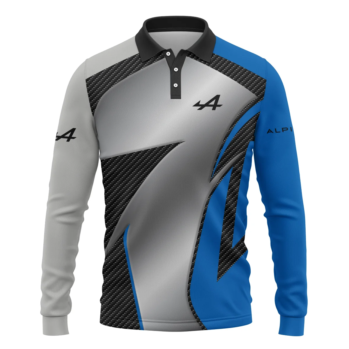 Alpine F1 Team For Fans - Long Polo Shirt BLVAF1031225A2ALPLPL - Image 2