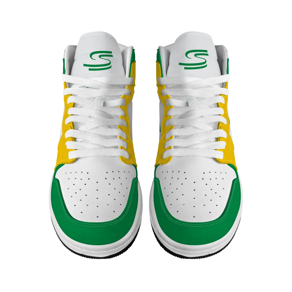 Alternative view of AS12 Custom Shoes Logo Air Jordan 1 High BLSN19725A2 - Style 2