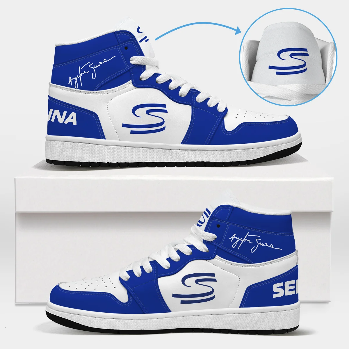 AS12 Custom Shoes Logo Air Jordan 1 High BLSN19725A4 - Style 4