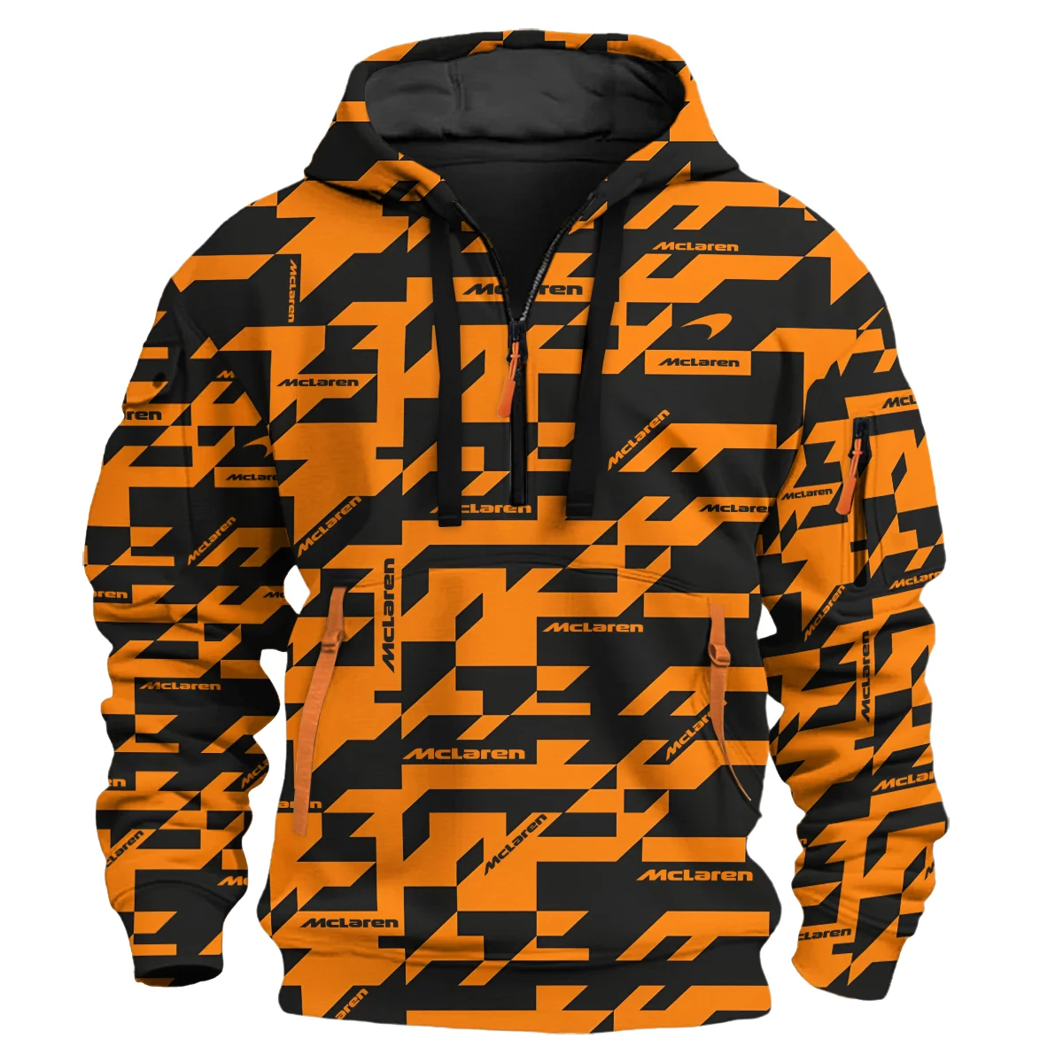 Camo Livery McLaren F1 Logo Hoodie Half Zip BLMCL9525A33HZ - Image 2