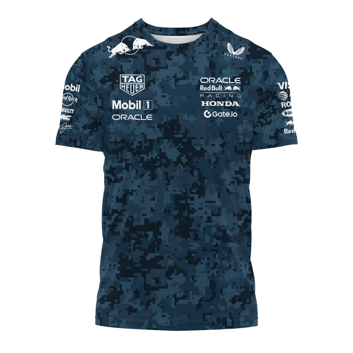 Camo Pattern Red Bull Racing x Hypebeast Replica T-Shirt BLRBR11025A1TS - Image 2