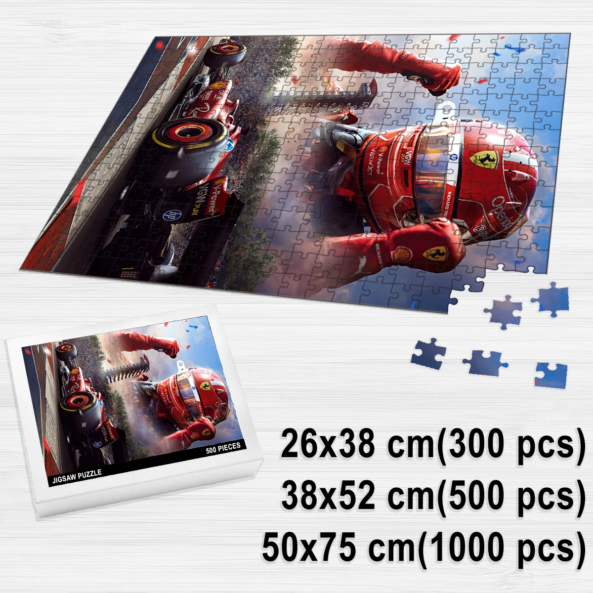 Alternative view of Charles Leclerc - Jigsaw Puzzle Game For F1 Fans BLF1PZ16