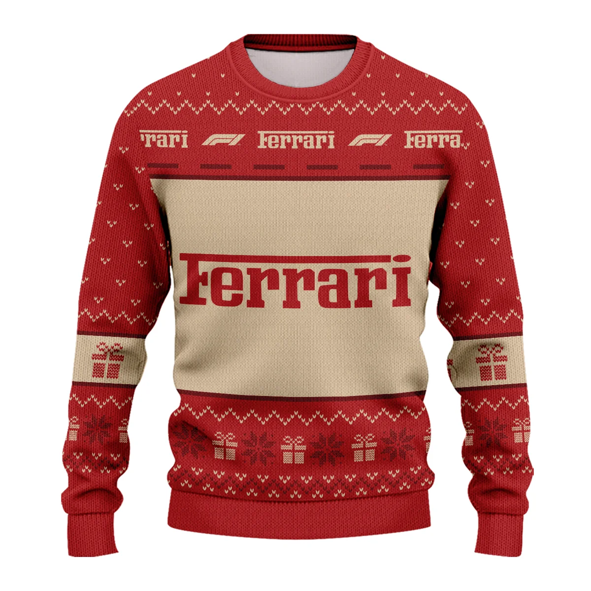 Christmas Ferrari Formula 1 - Ugly Sweater BLVAF1220925A14FRR - Image 2
