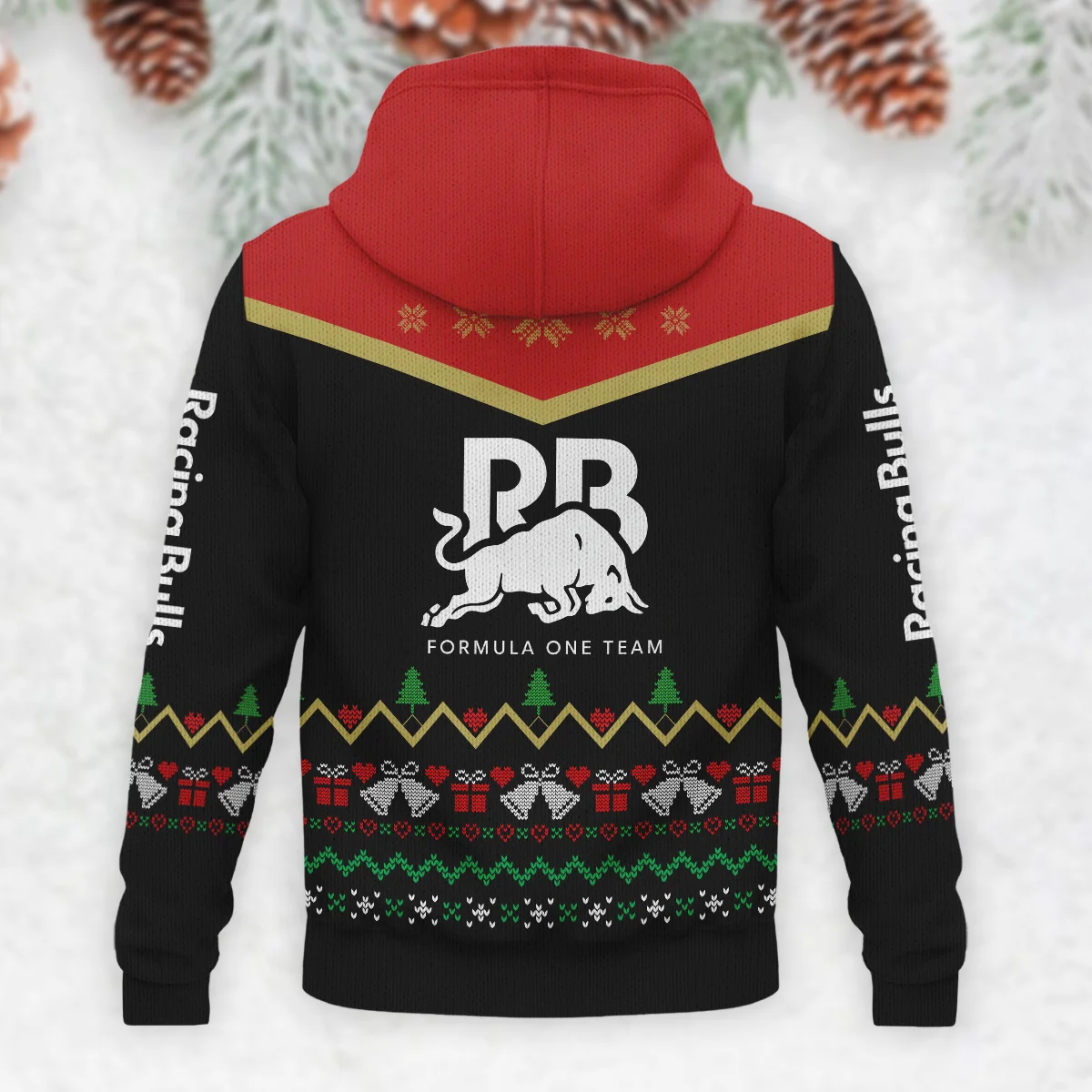 Christmas Gift Racing Bulls Formula 1 - Knitted Hoodie BLVAF12209250A7RAC - Image 3