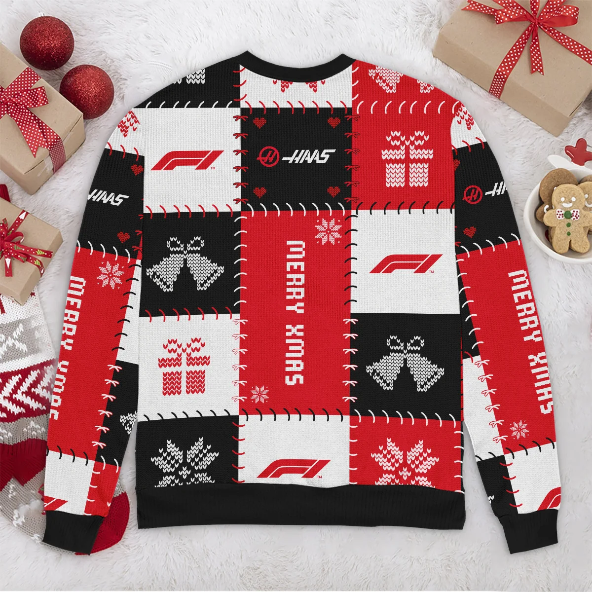 Christmas Pattern Haas Formula 1 - Ugly Sweater BLVAF1220925A9HAAS - Image 6
