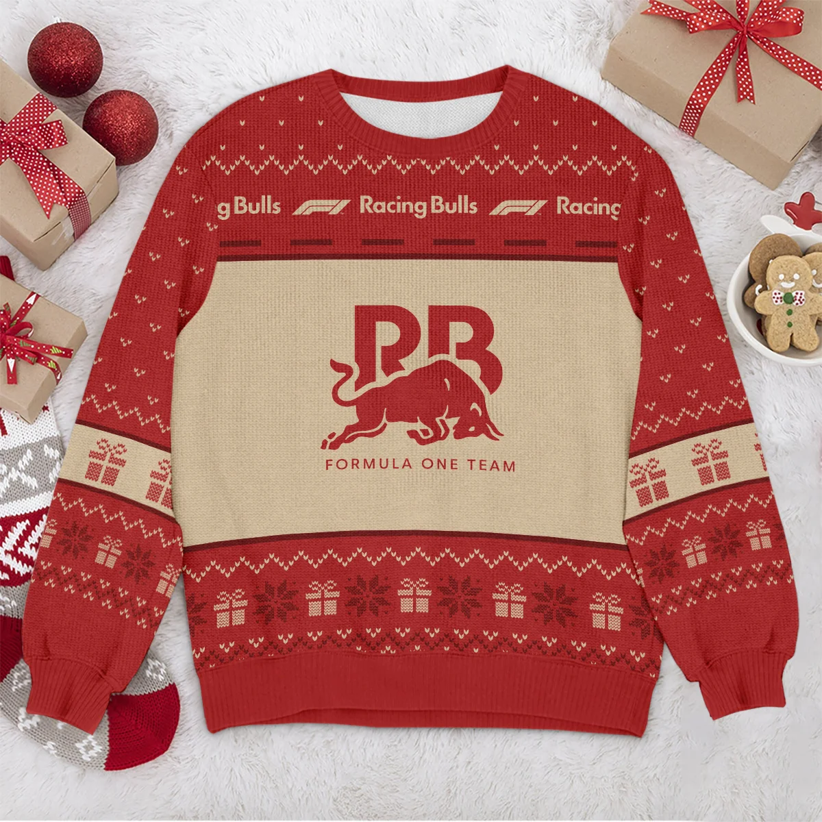 Christmas Racing Bulls Formula 1 - Ugly Sweater BLVAF1220925A14RAC - Image 4