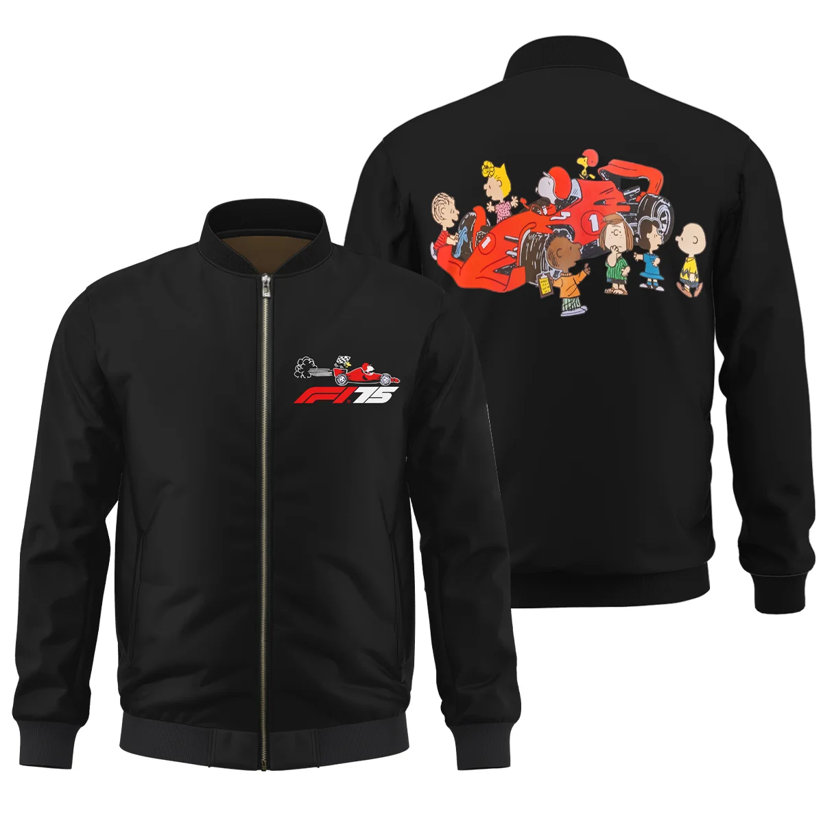 F1 x Snoopy Peanuts Pit Crew Bomber BLF112925A2BB - Motorsport Lifestyle Wear
