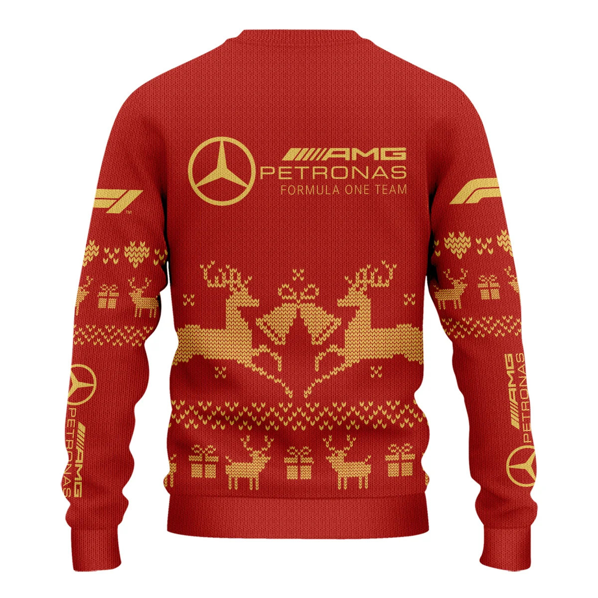 Festive Christmas Mercedes Formula 1 - Ugly Sweater BLVAF1220925A6MER - Image 3