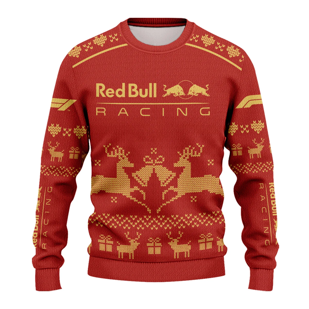 Festive Christmas Red Bull Racing Formula 1 - Ugly Sweater BLVAF1220925A6RBR - Image 2