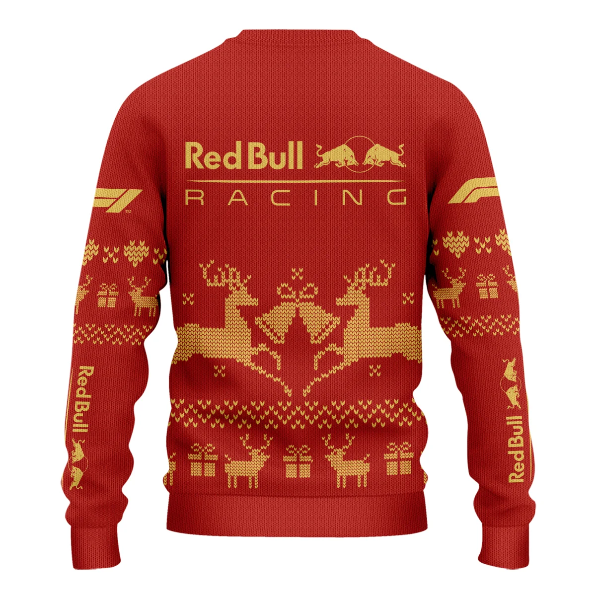 Festive Christmas Red Bull Racing Formula 1 - Ugly Sweater BLVAF1220925A6RBR - Image 3