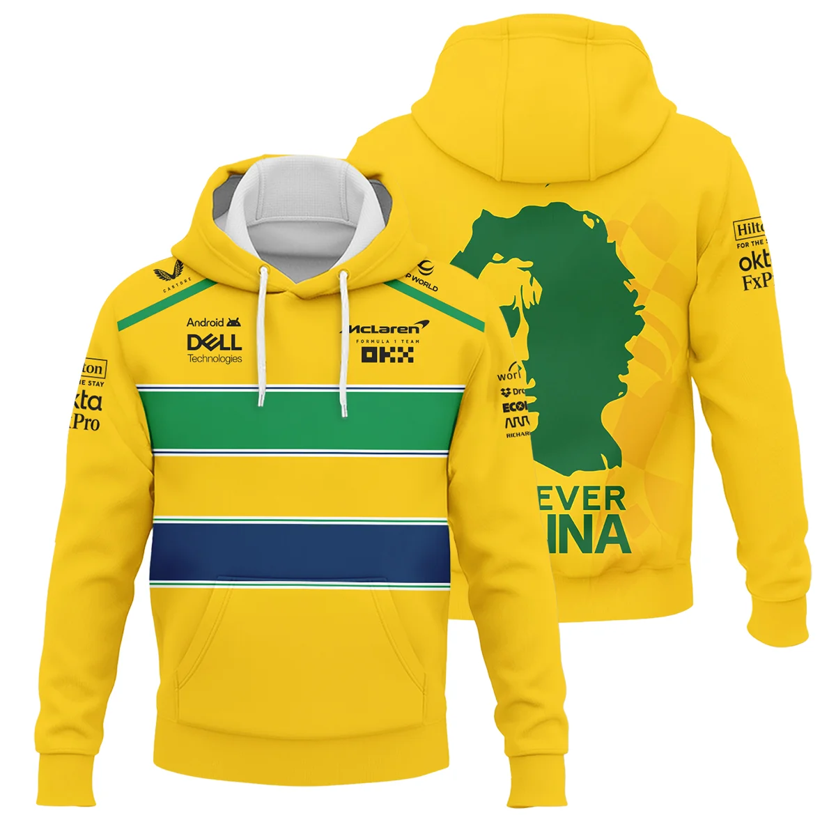 Forever Ayrton Senna McLaren F1 Hoodie BLF13625A2HD - Pit Lane Clothing