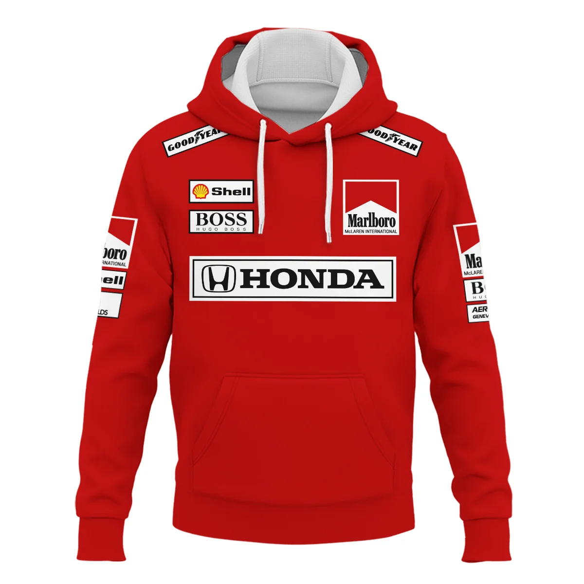 Alternative view of Gerhard Berger McLaren F1 Teamwear Hoodie BLGB261025A2HD - Trackside Outfit