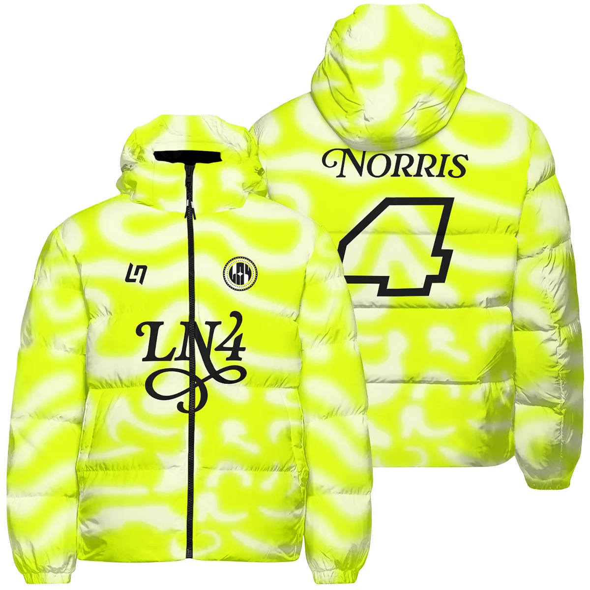 Grandstand '25 Lando Norris Down & Puffer Jackets BLNR14925A6HCJ - Formula Racing Apparel