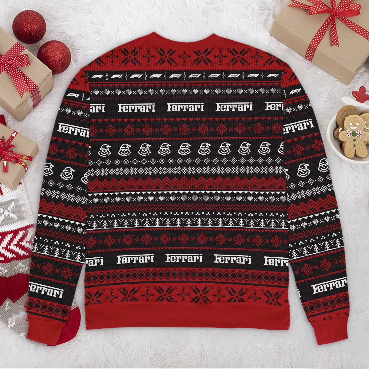 Grinch x Ferrari Formula 1 - Ugly Sweater BLVAF1220925A18FRR - Image 6