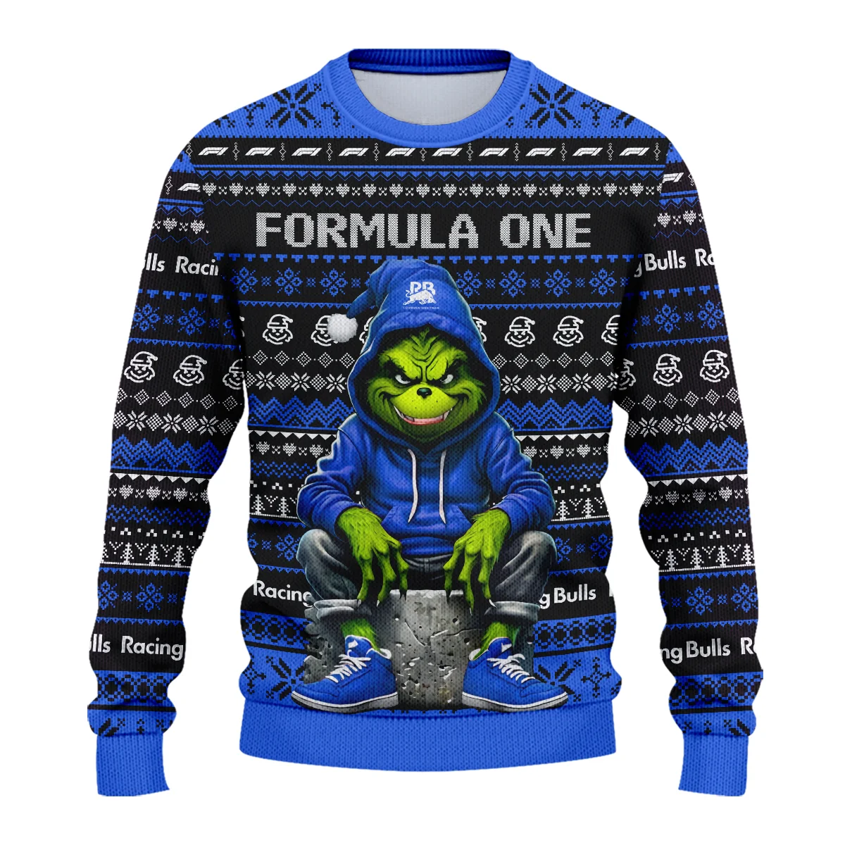 Grinch x Racing Bulls Formula 1 - Ugly Sweater BLVAF1220925A18RAC - Image 2