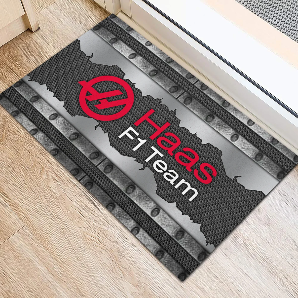 Haas F1 Rubber Base Doormat - All Over Print BLF1139A5HAAS - Image 3