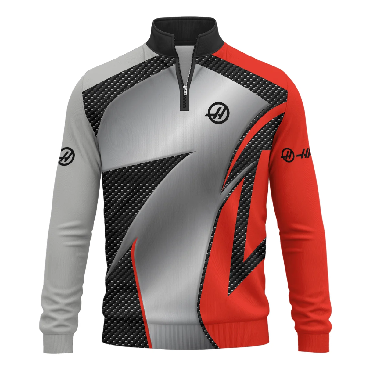 Haas F1 Team For Fans - Quarter Zip Sweatshirt BLVAF1031225A2HAASQZS - Image 2