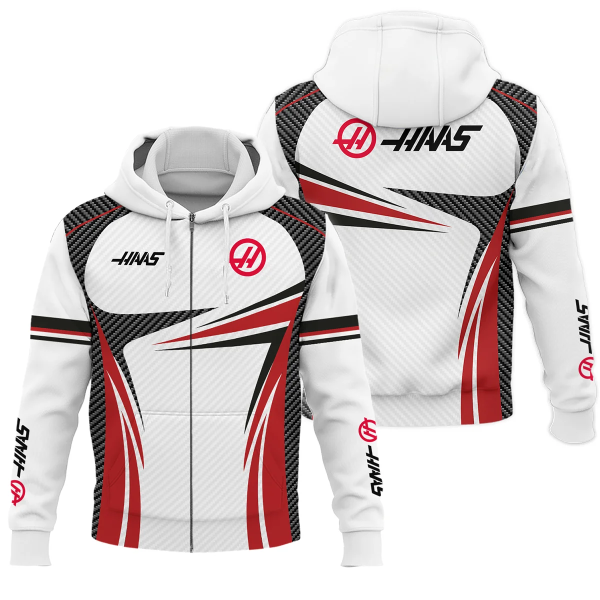 Haas F1 Team For Fans - Zipper Hoodie BLVAF1031225A1HAASZHD