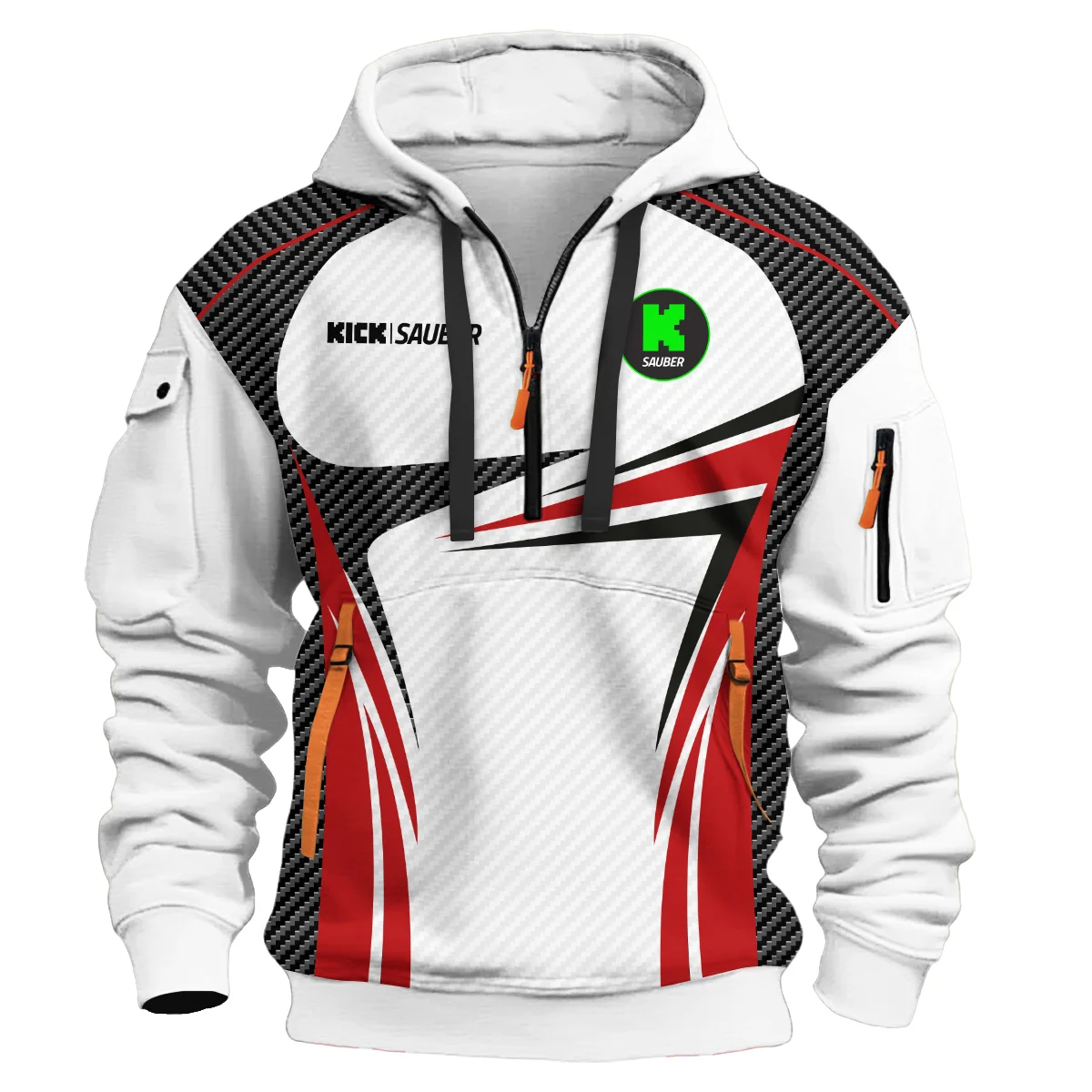 Kick Sauber F1 Team For Fans - Hoodie Half Zip BLVAF1031225A1KSHDF - Image 2