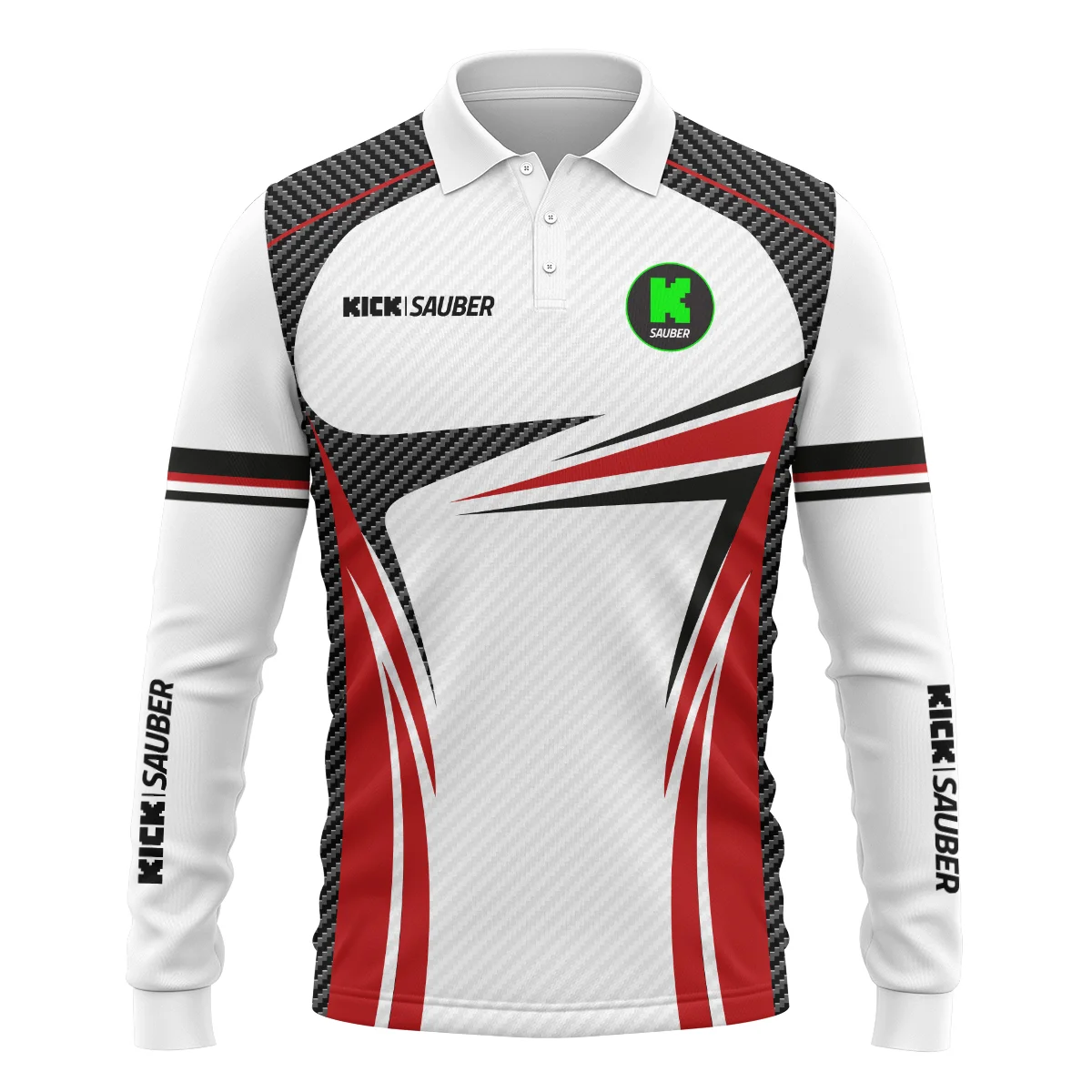 Kick Sauber F1 Team For Fans - Long Polo Shirt BLVAF1031225A1KSLPL - Image 2